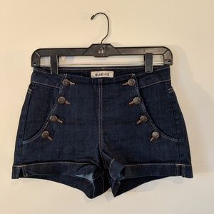 High waited Jean shorts